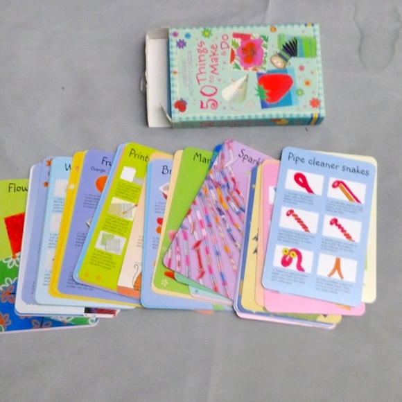 50 Things To Make and Do USBorne Activities Cards - Picture 5 of 5